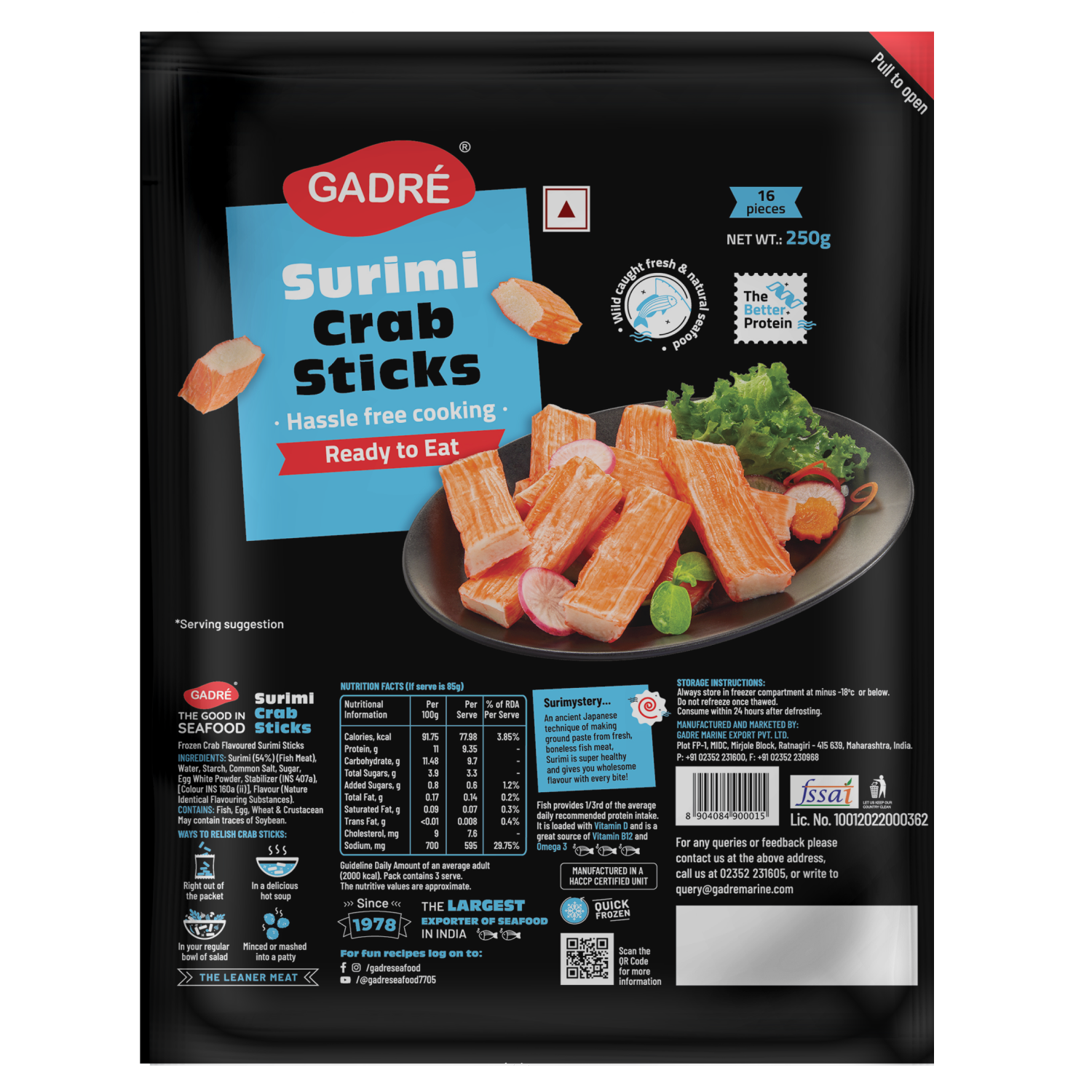 Surimi Crab Sticks Ready to Eat & Delicious