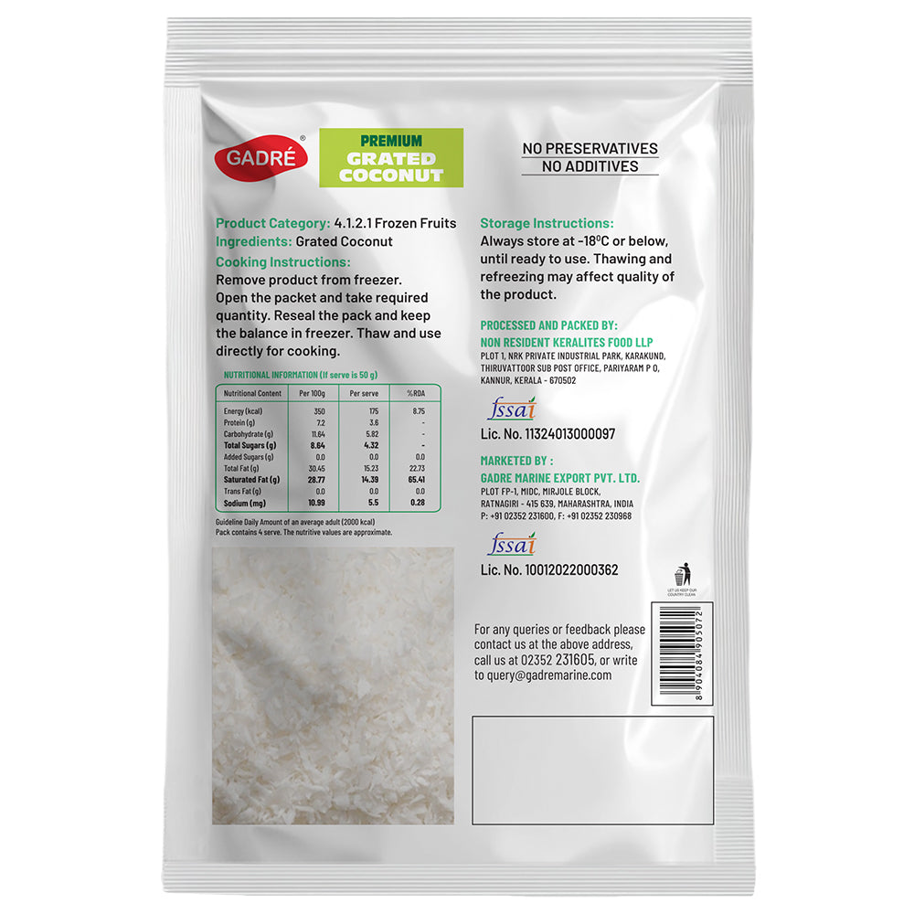 Grated Coconut