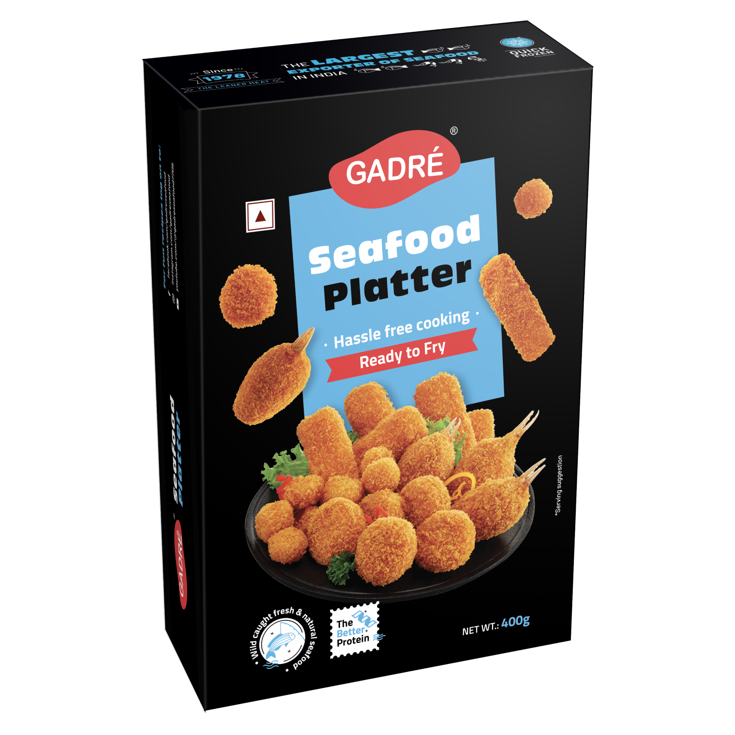 Seafood Platter Assorted Seafood, Ready to Fry