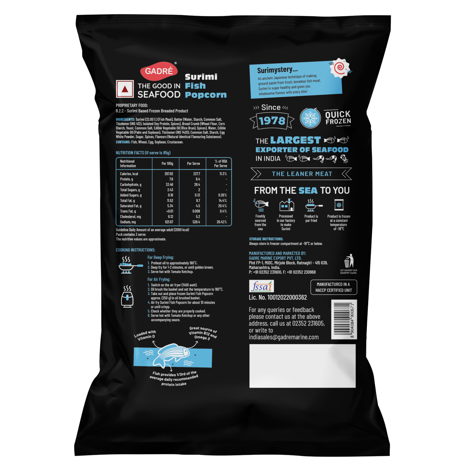 Surimi Fish Popcorn